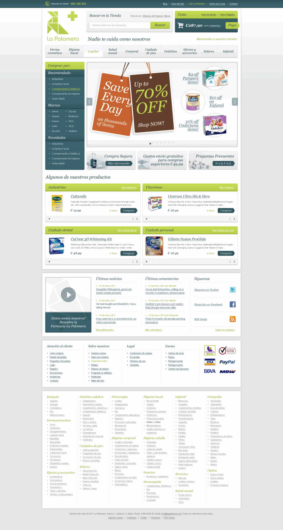 Online Pharmacy Web Design