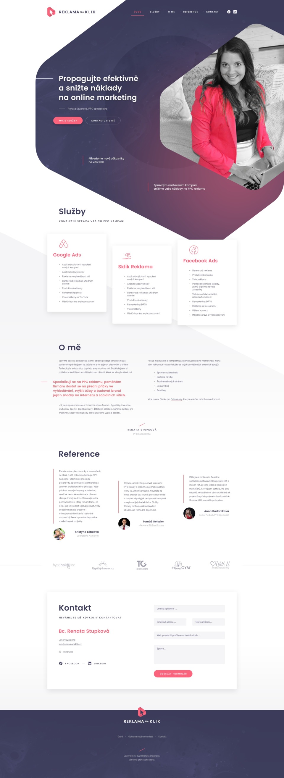 Personal Branding Site for Digital Marketing Expert Web Design & Development with WordPress