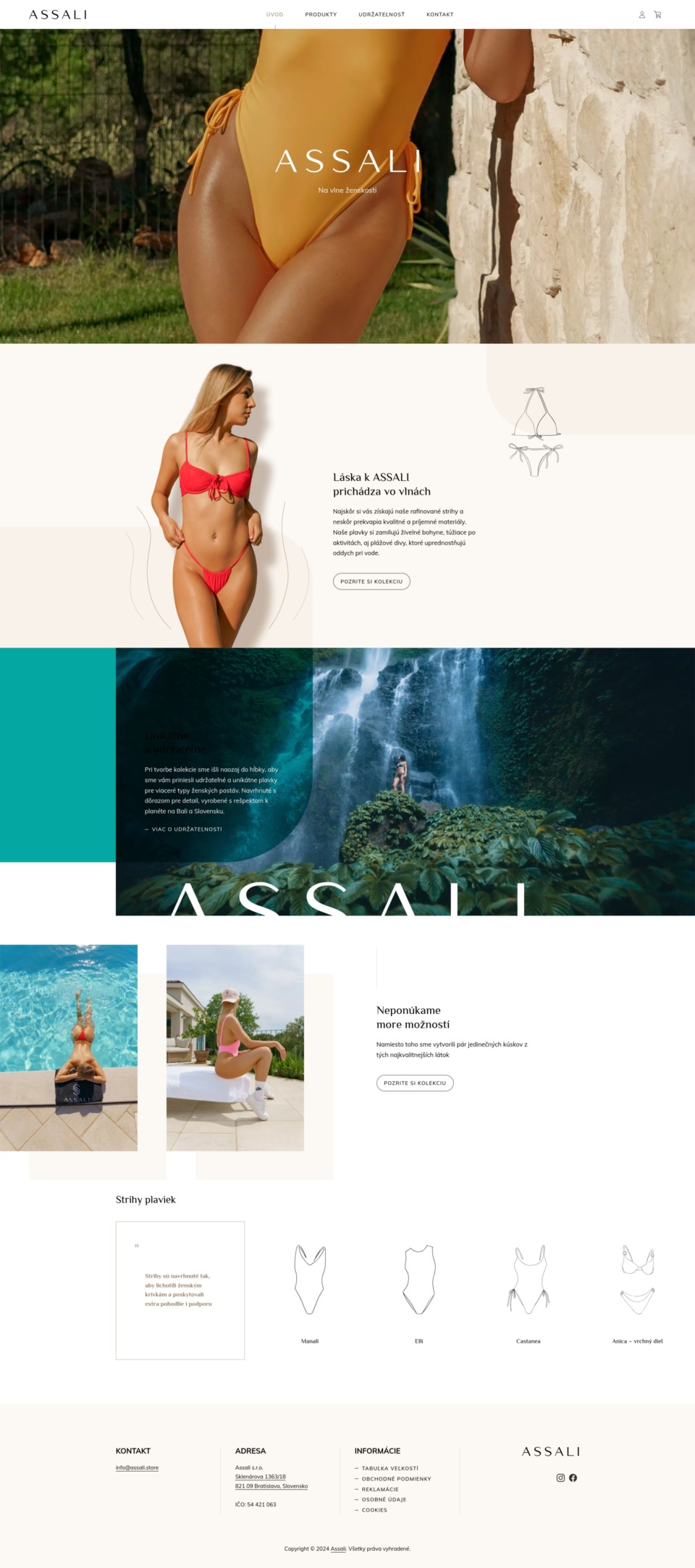 Lightweight Store for Swimwear Web Development with WordPress and WooCommerce