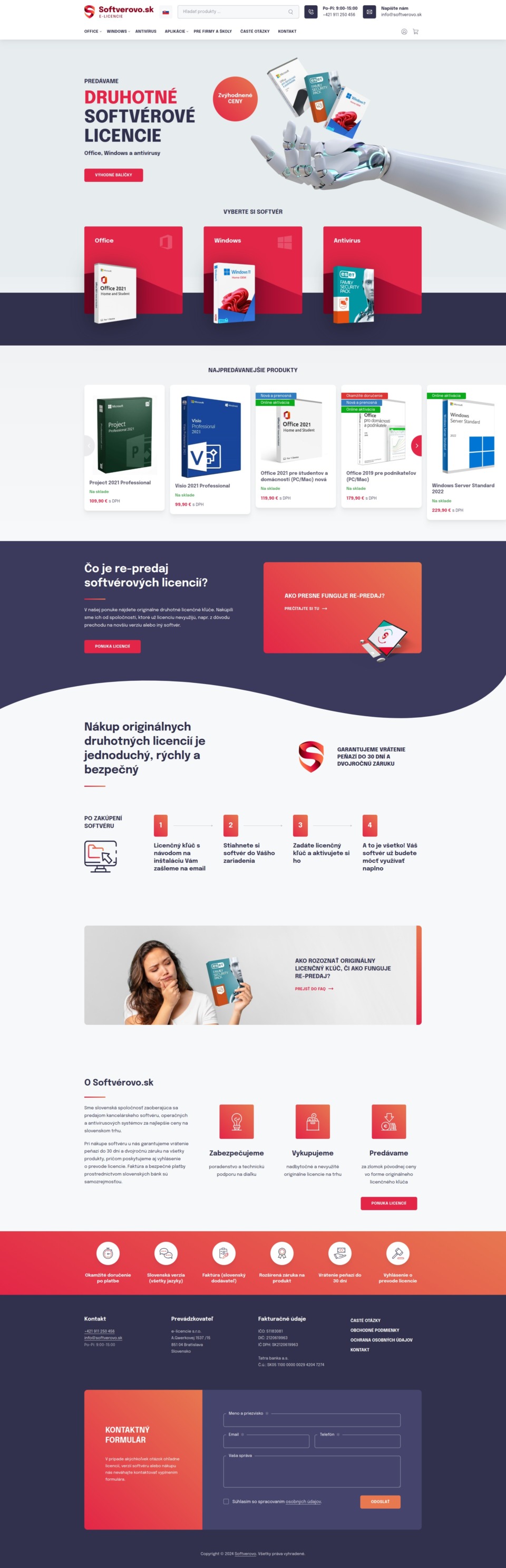 Store for Digital Software Licenses Web Development with WordPress and WooCommerce