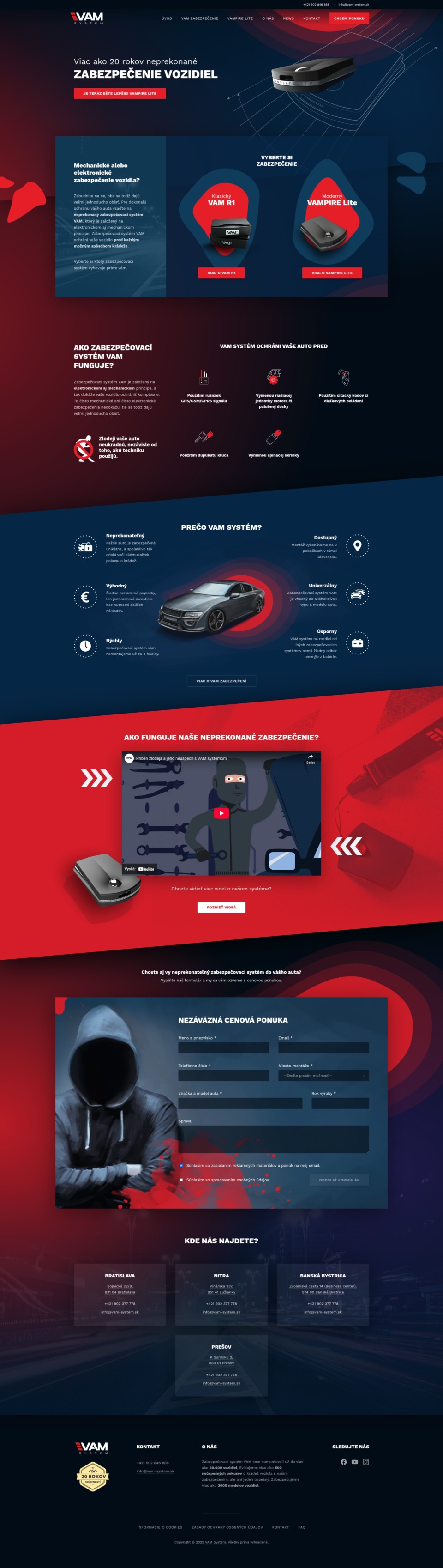 Anti-theft Vehicle System Web Development with WordPress