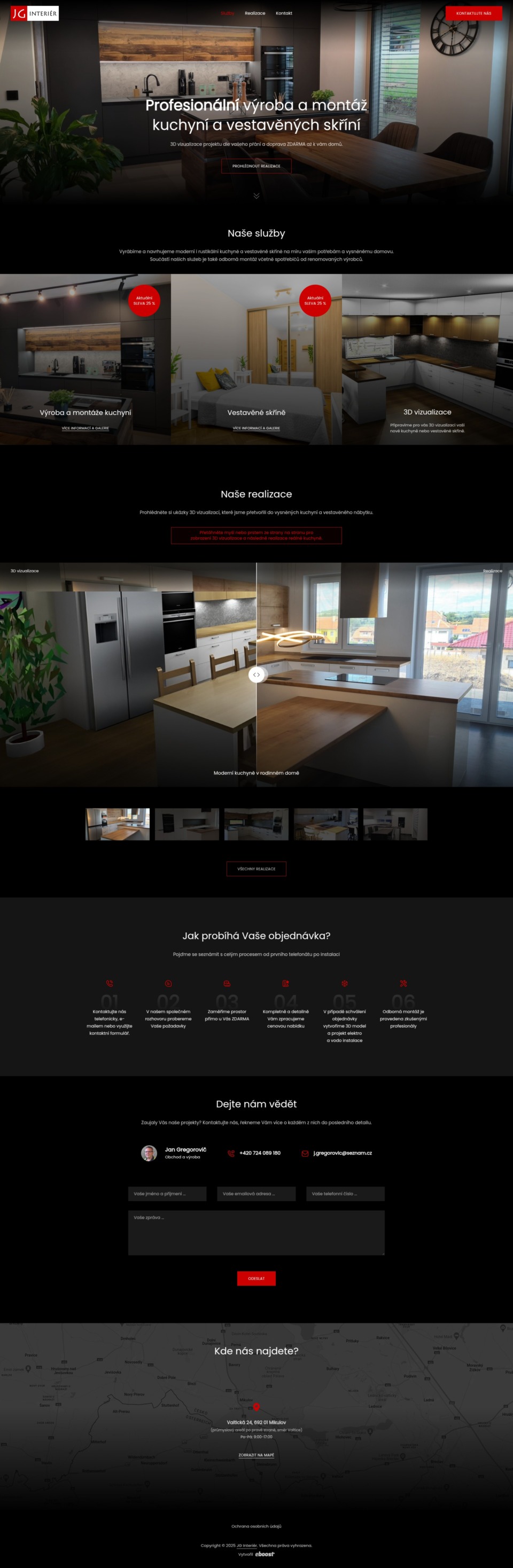 Tailor-made Kitchen and Furniture Web Development with WordPress